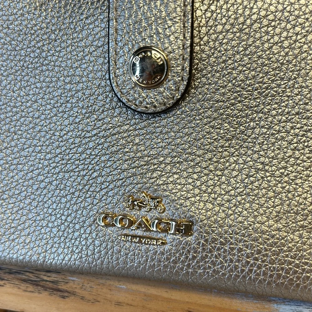 Coach almost new wallet pocket book with card insert
